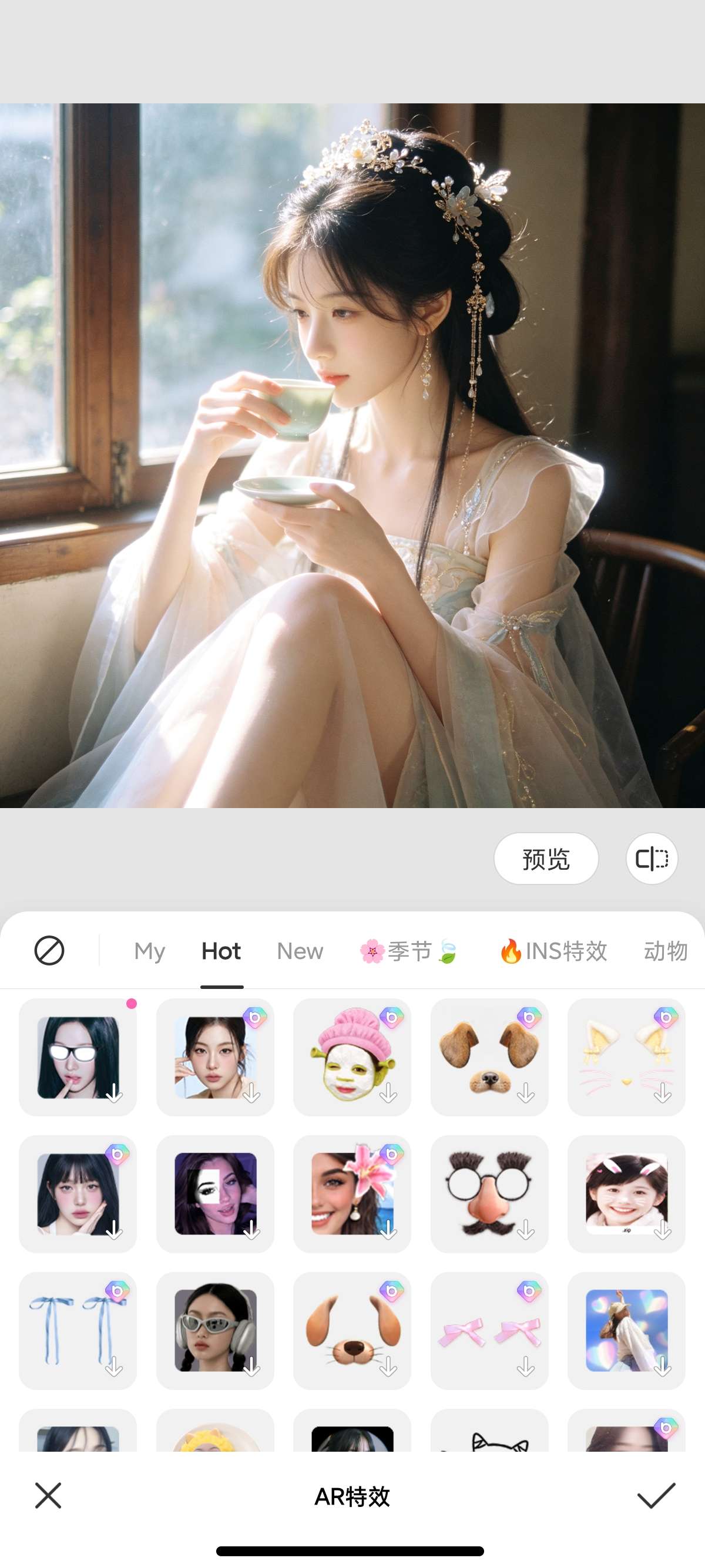 【分享】BeautyPlus美颜相机AI换装性感衣服手办图 图6