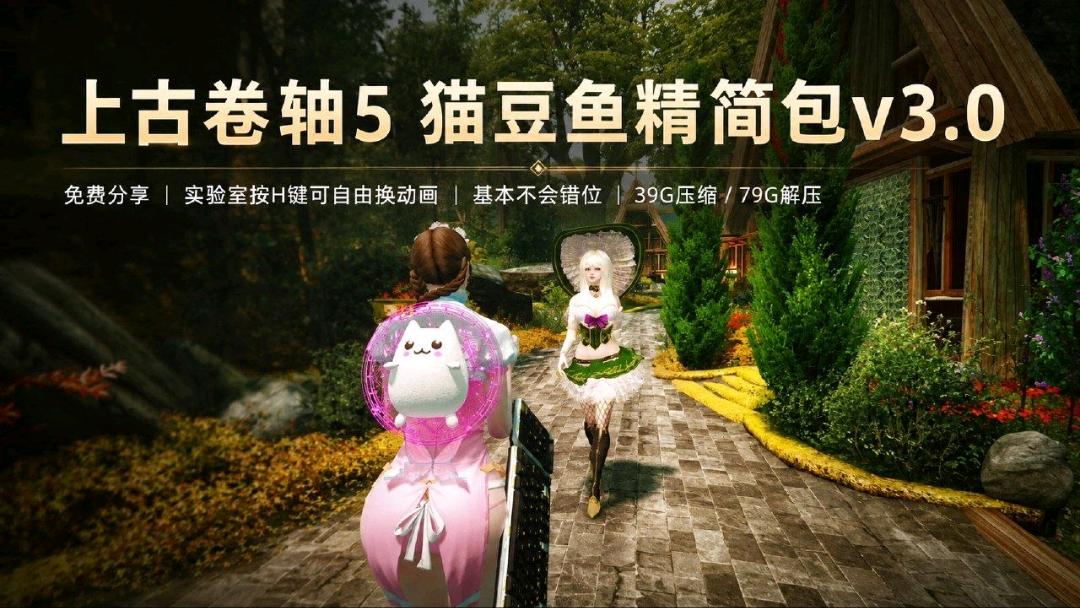 《上古卷轴5》猫豆鱼精简Mod整合包v3.0