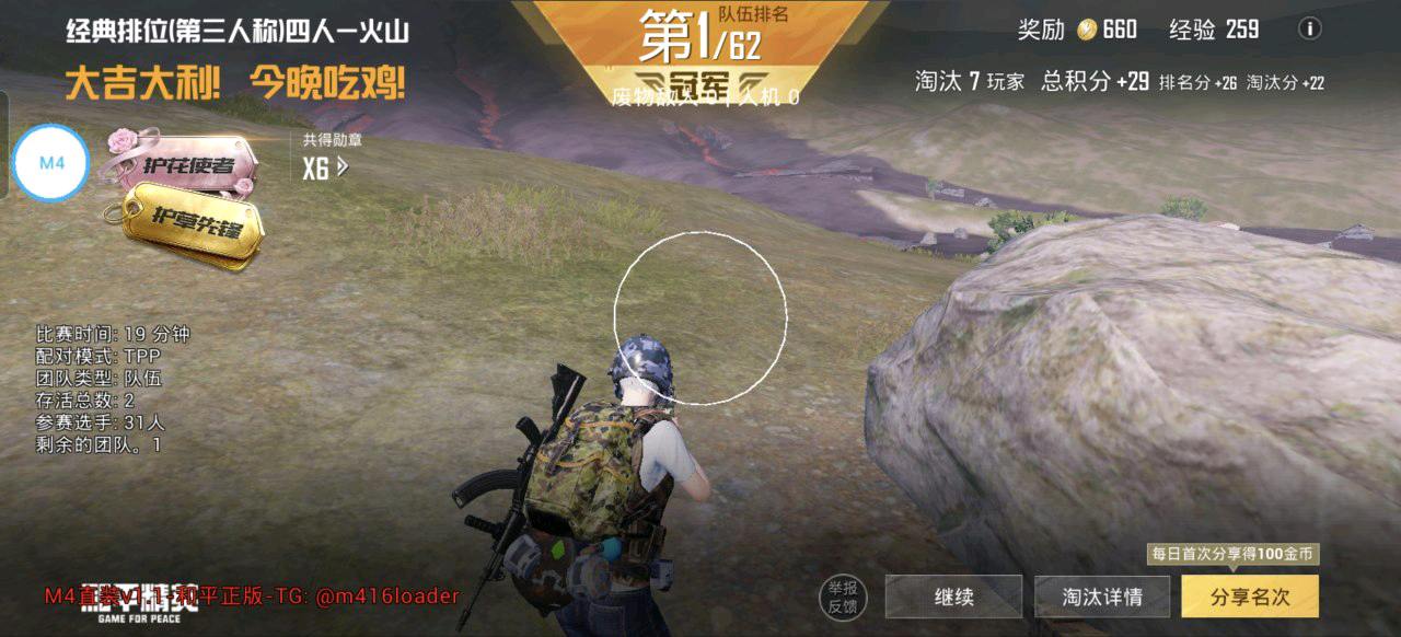 和平精英m416公益一体直装 图2