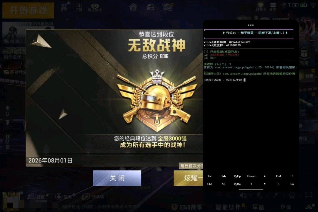 和平精英Violet阻断下发1.2 更新报告 图1