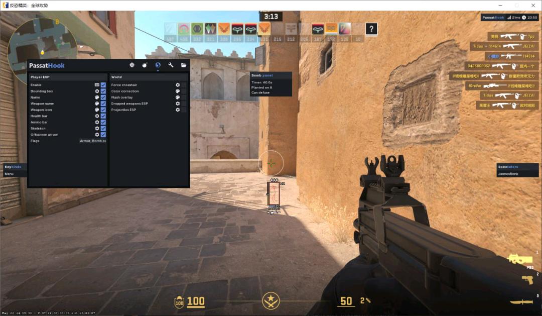 CS2-PassatHookV2多功能辅助8.9 图1