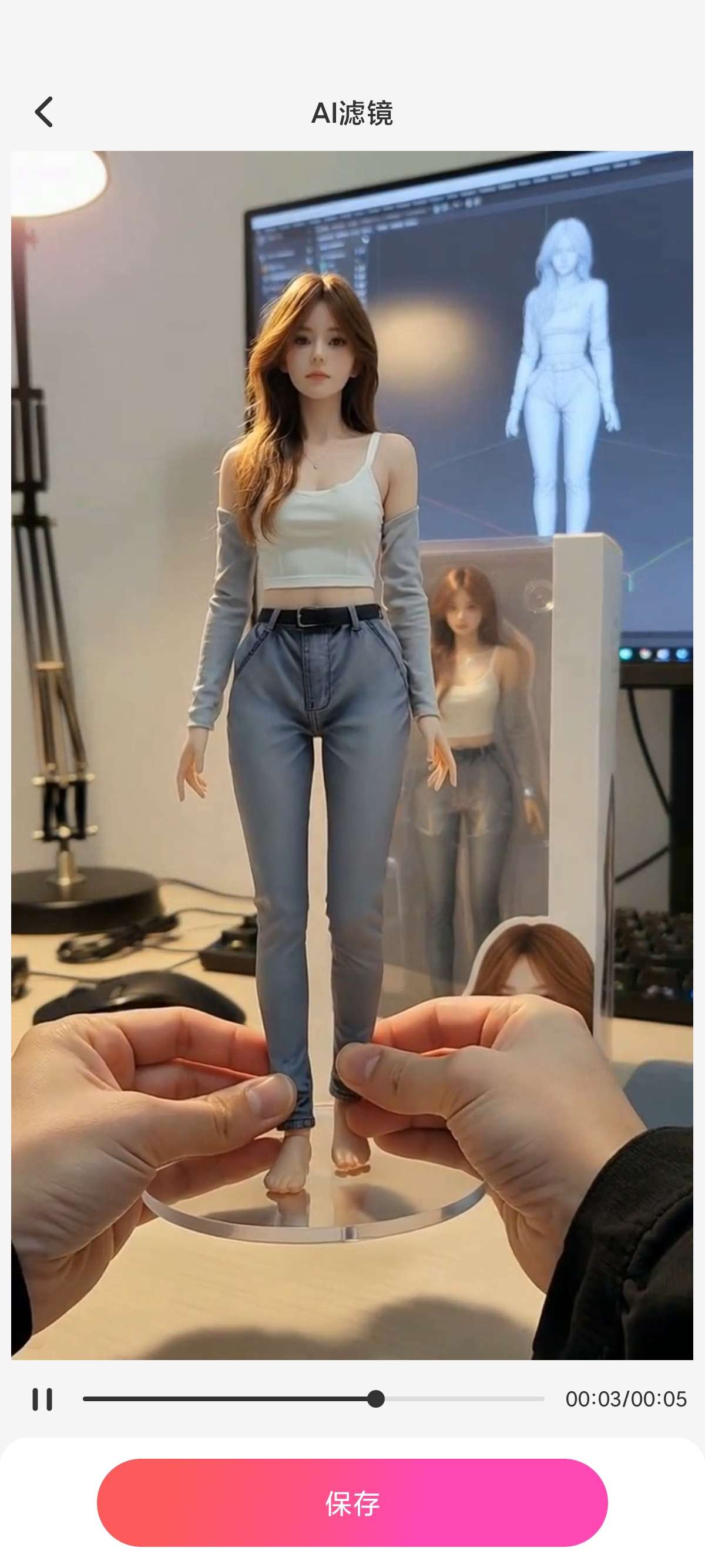 【分享】BeautyPlus美颜相机AI换装性感衣服手办图 图5