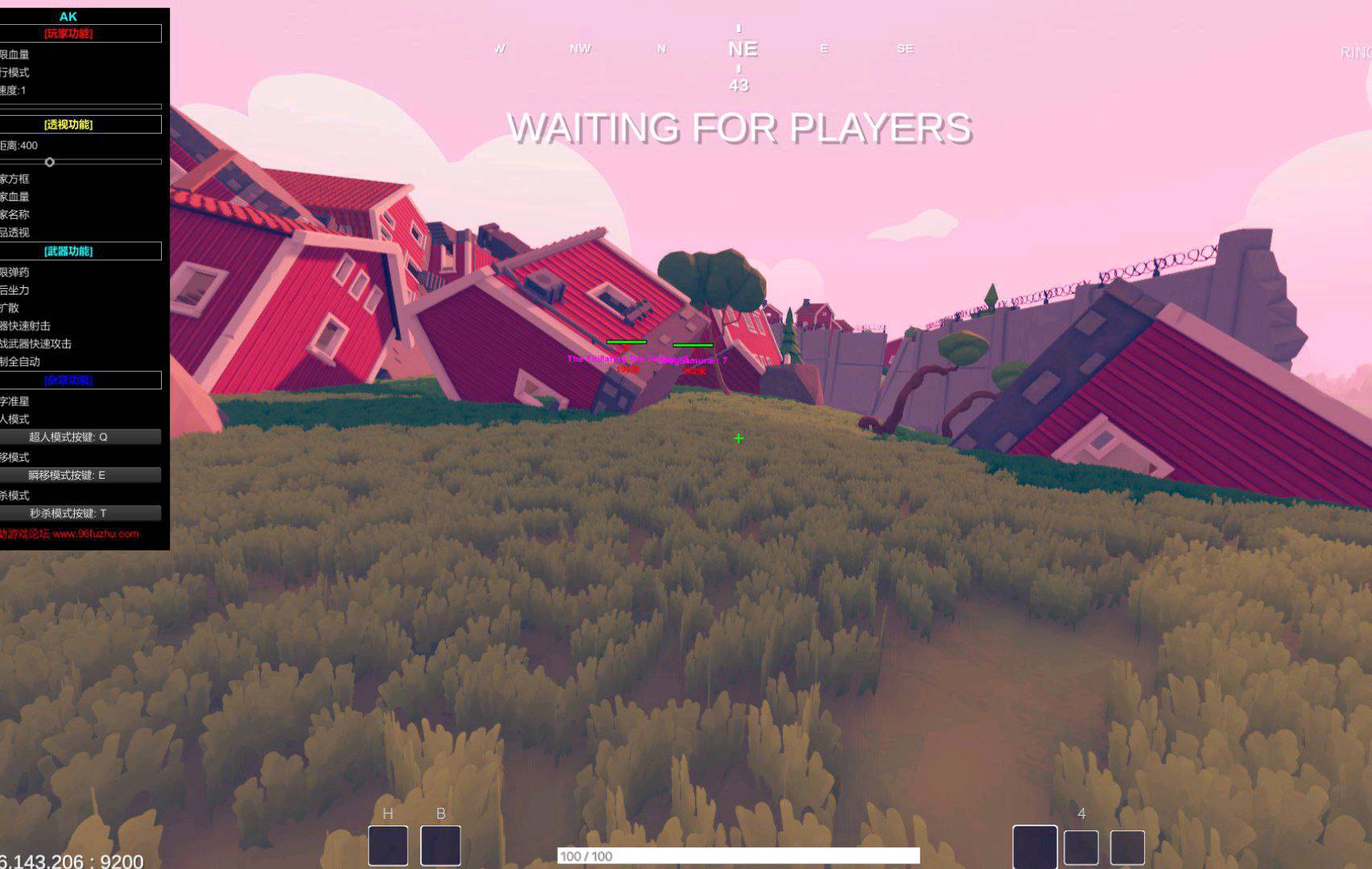 全面吃鸡模拟器【Totally Accurate Battlegrounds】AK辅助v3.8.6v3.8.6更新内容:修复 功能: 玩家透视 物品透视 无限血量 飞行模式 无限弹药 无后坐力 无扩散 武器快速射击 近战武器快速攻击 武器强制全自动 十字准星 超人模式 瞬移模式 图1
