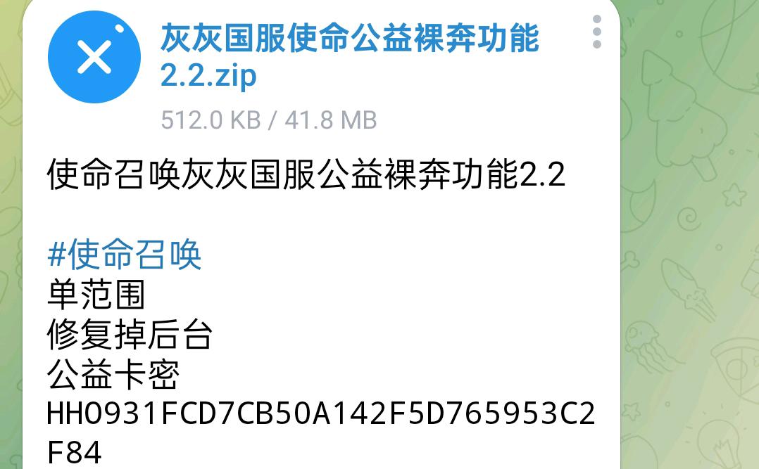 使命召唤灰灰国服公益裸奔功能2.2