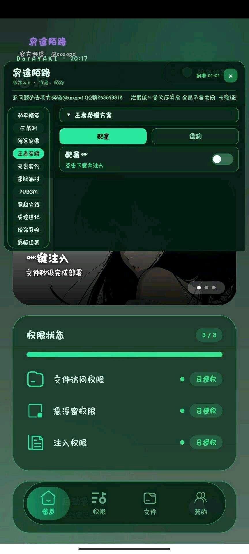 穷途陌路多游戏注入