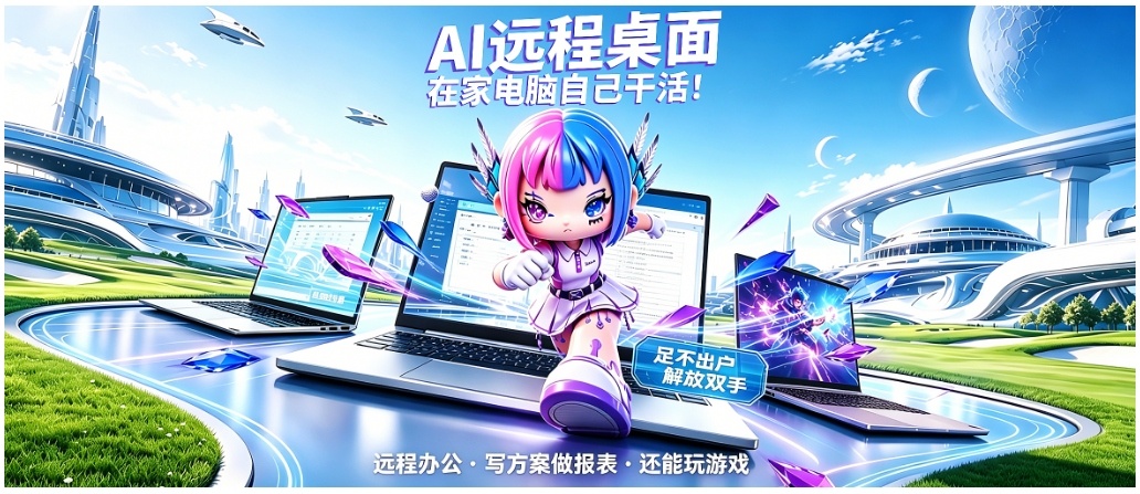 【PC优化】QuickDeskAI原生远程桌面+内置MC 图1